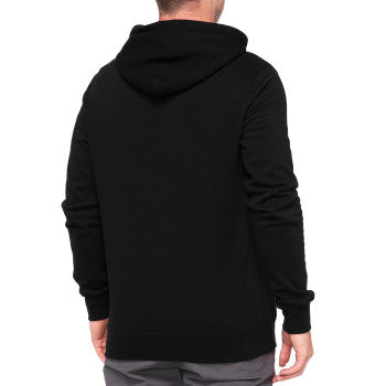 100% Official Fleece Zip-Up Hoodie - Black - 2XL 20032-00014