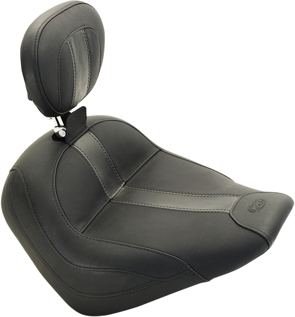 MUSTANG Solo Seat - Black - Vinyl - Driver's Backrest 79507