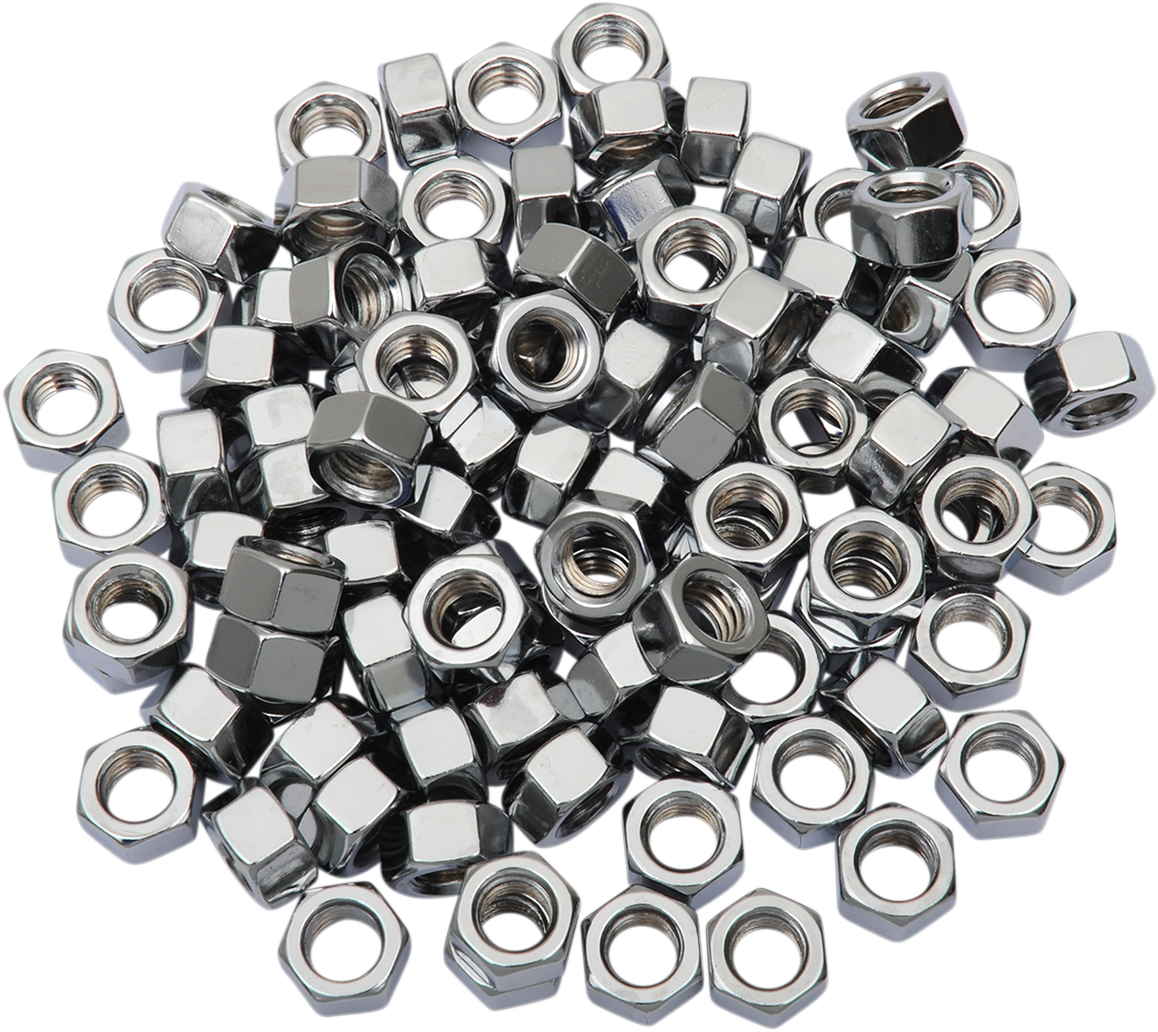 DRAG SPECIALTIES 3/8"-16 Chrome Hex Nut MPB170