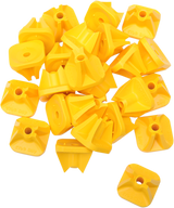 STUD BOY Single Backer Plates - Yellow - 96 Pack 2513-P3-YEL