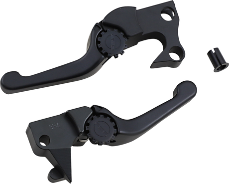 POWERSTANDS RACING Lever Set - Anthem - Shorty - Black 12-01653-22