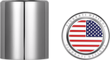 FIGURATI DESIGNS Docking Hardware Covers - American Flag - Stainless Steel FD20-DC-2730-SS