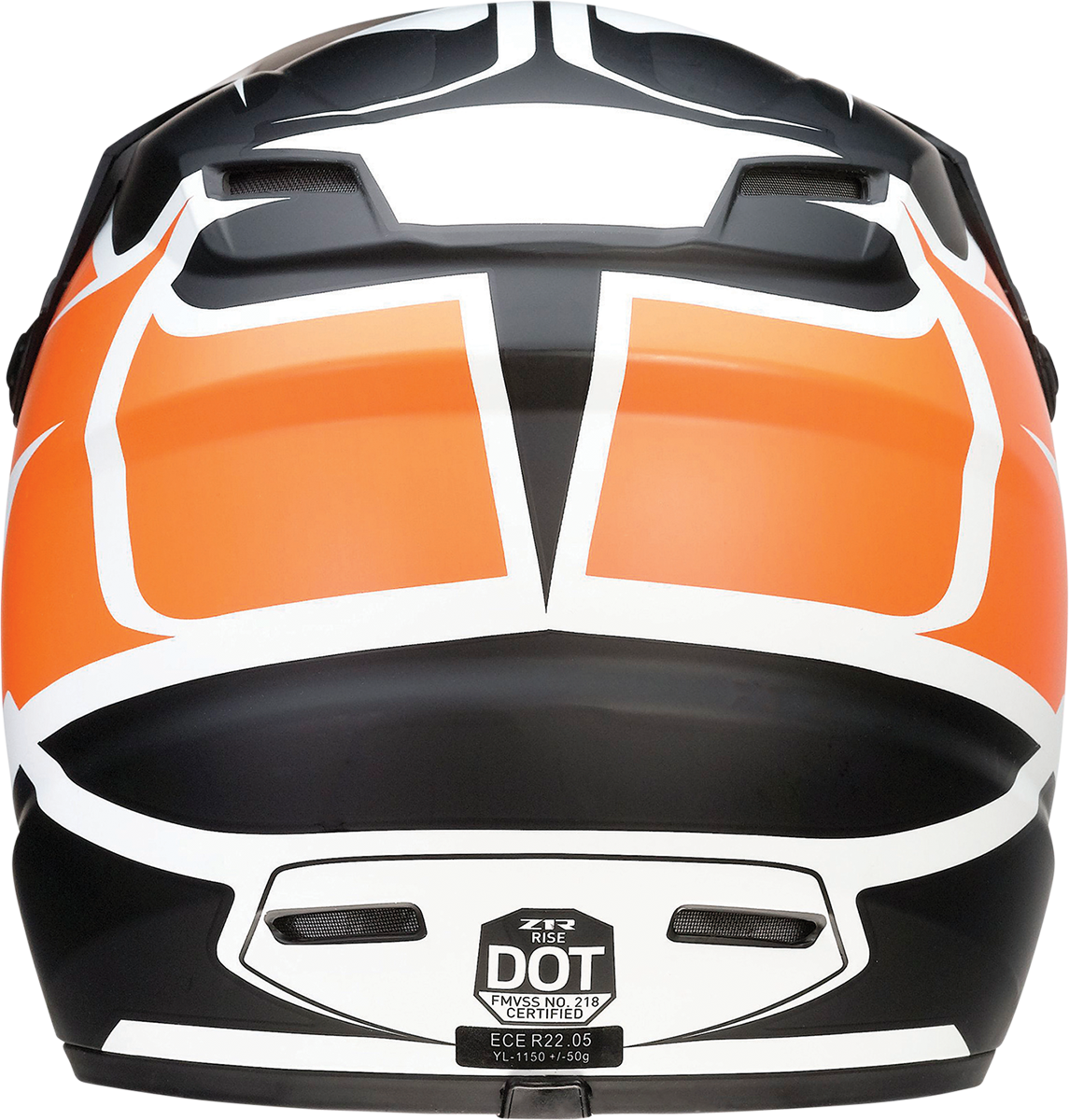 Z1R Youth Rise Helmet - Flame - Orange - Small 0111-1442