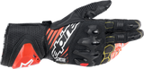 ALPINESTARS GP Tech V2 S Gloves - Black/White/Fluo Red - Medium 3556422-1231-M