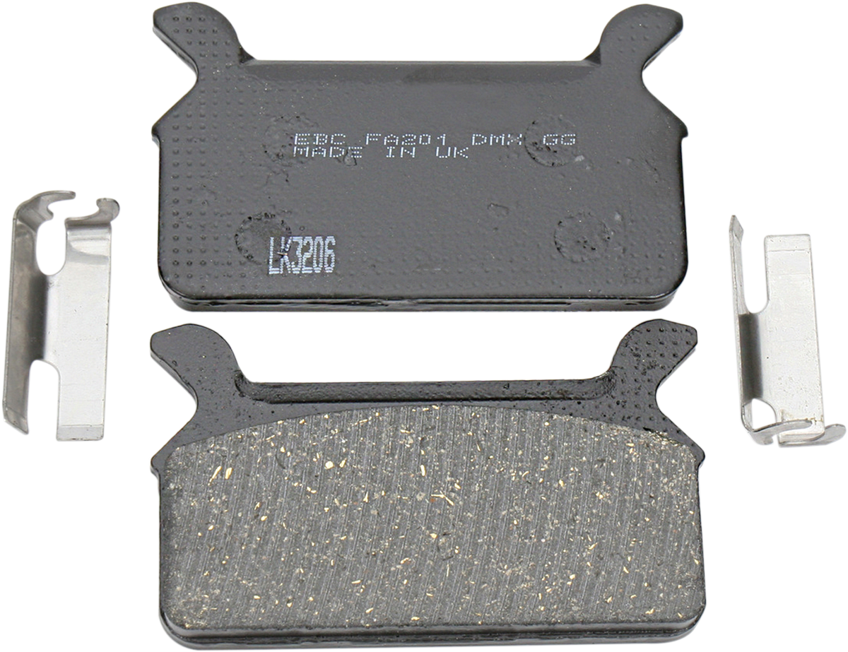 EBC Organic Brake Pads - FA201 FA201