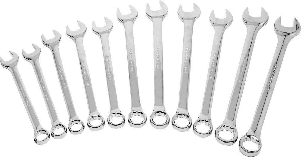 PERFORMANCE TOOL11 Pc Sae Combo Wrench SetW1061