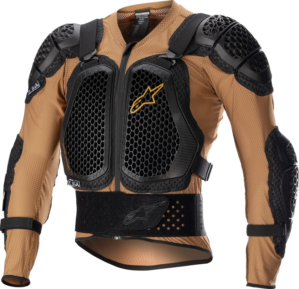 ALPINESTARS Bionic Action V2 Protection Jacket - Camel/Black - XL 6506823-814-XL