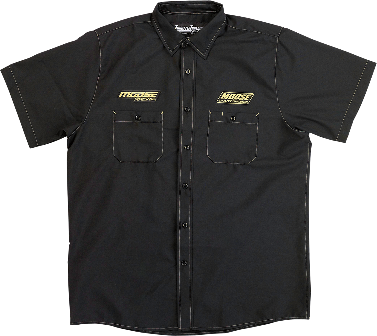 MOOSE RACING Moose Racing Shop Shirt - Black - XL MSR01S8RDXL