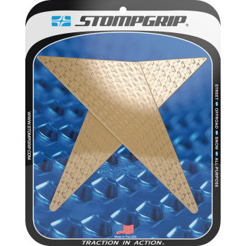 STOMPGRIP Traction Pad Tank Grips - Icon - Clear - Gold Wing - DCT/Tour 55-14-0156C