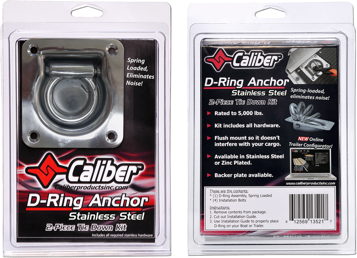 CALIBER D-Ring - Stainless Steel 13521