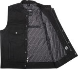 THRASHIN SUPPLY CO. Nightrider v2 Riding Vest - Black - Medium TMJ-12-09