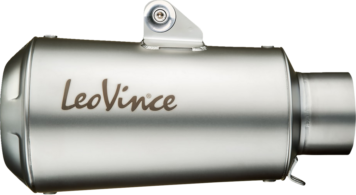 LEOVINCE LV-10 Slip-On Muffler - Stainless Steel 15226