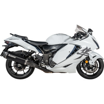 AKRAPOVIC Slip-On Line Mufflers - Titanium Black - Suzuki GSX-1300R Hayabusa S-S13SO4-HRAATBL/1