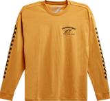 ALPINESTARS Sunday Long-Sleeve T-Shirt - Gold - Medium 12137184059M