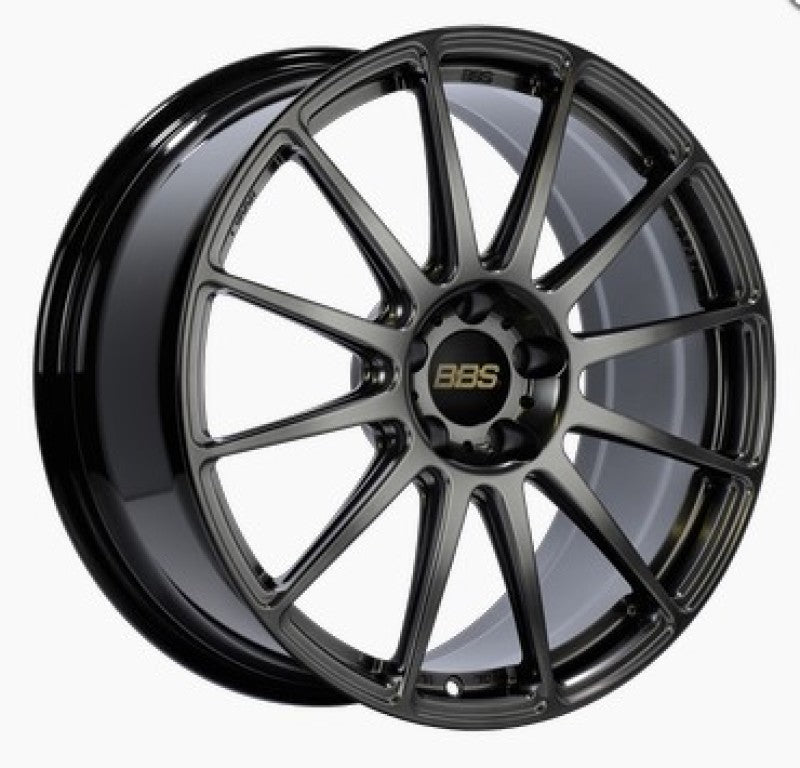 BBS FS 19x8.5 5x112 ET42 Diamond Black Wheel -82mm PFS/Clip Required FS001DBK