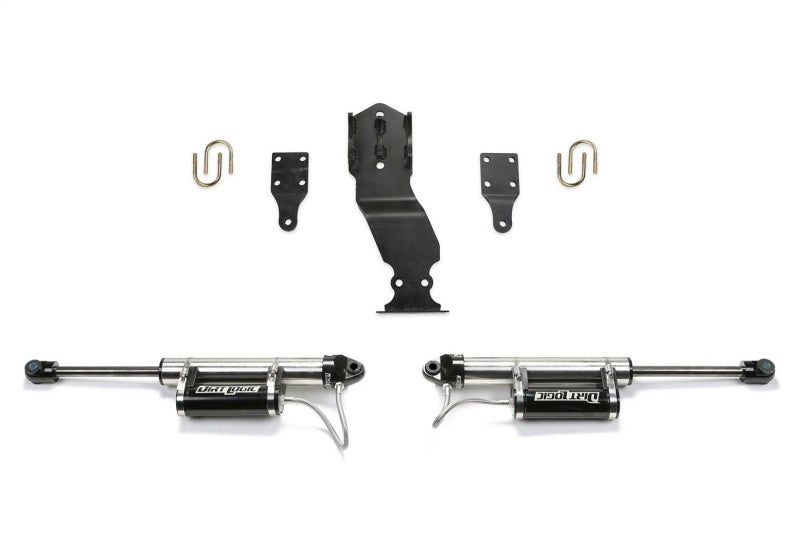 Fabtech 17-21 Ford F250/F350 4WD Dual Steering Stabilizer System w/DL 2.25 Resi Shocks FTS22304