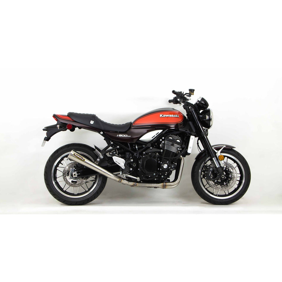 Hindle evo megaphone full exhaust system Stainless Steel 2018-23 Z900RS