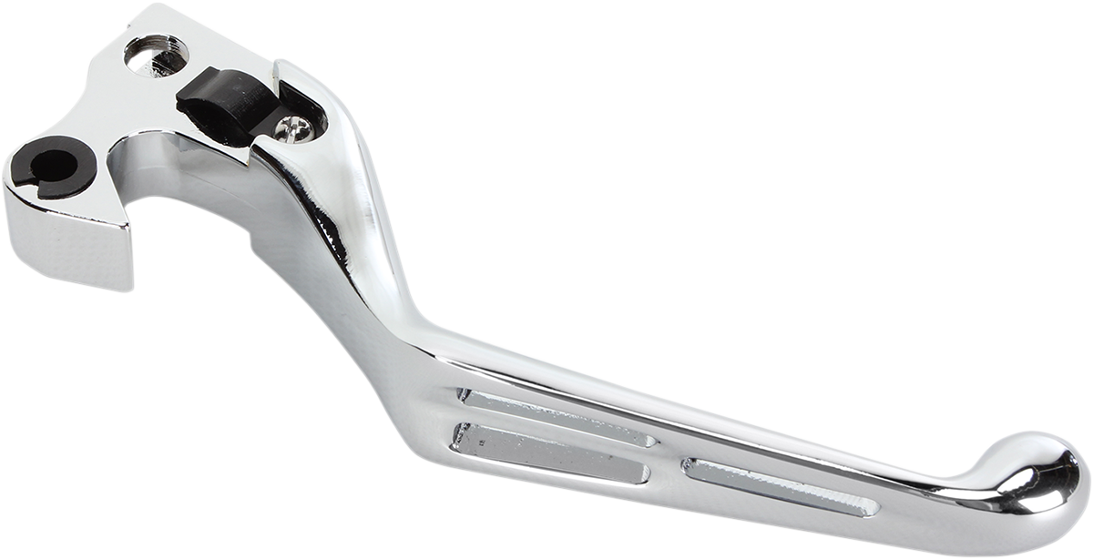 DRAG SPECIALTIES Clutch Lever - Wide Blade - Slotted - Chrome H07-0602-C