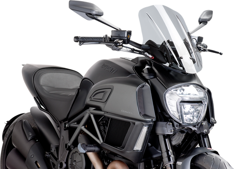 PUIG HI-TECH PARTS New Generation Windscreen - Smoke - Diavel 7570H