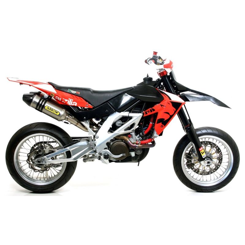 Arrow Aprilia Sx-V 4.5/5.5 '07/11 Full Titanium Mx Competition Full System Rh + Lh With Carbon End Cap 75110tk