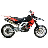 Arrow Aprilia Sx-V 4.5/5.5 '07/11 Full Titanium Mx Competition Full System Rh + Lh With Carbon End Cap 75110tk