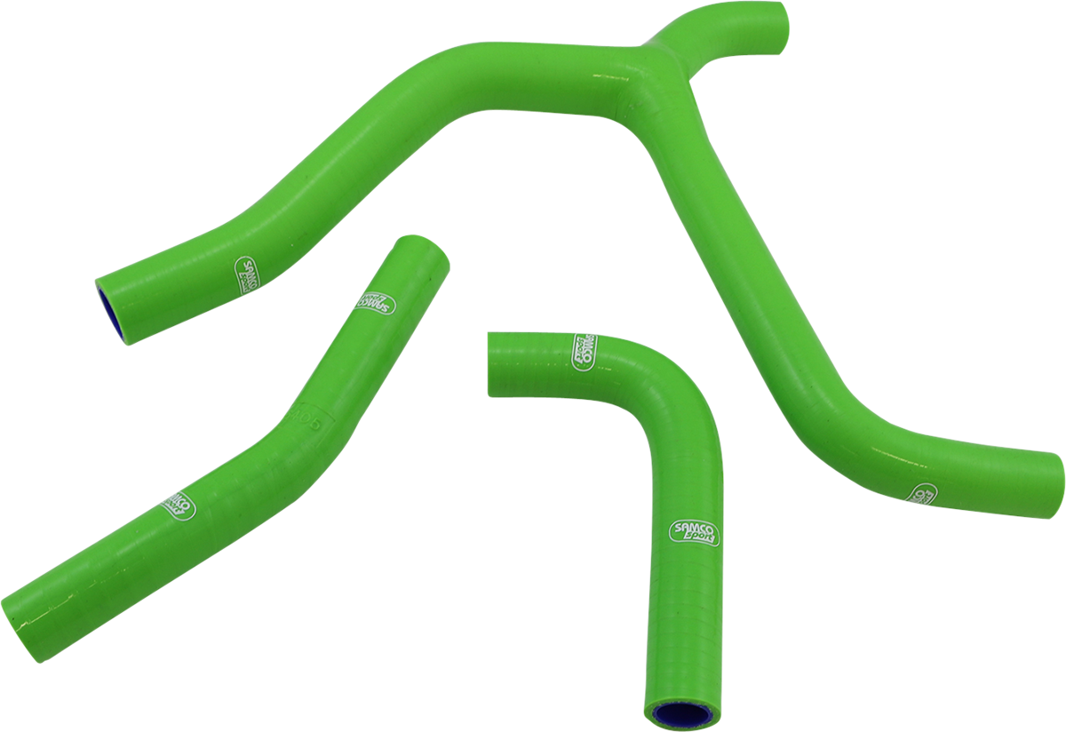 MOOSE RACING Race Fit Radiator Hose Kit - Green - Kawasaki KAW-99 GN