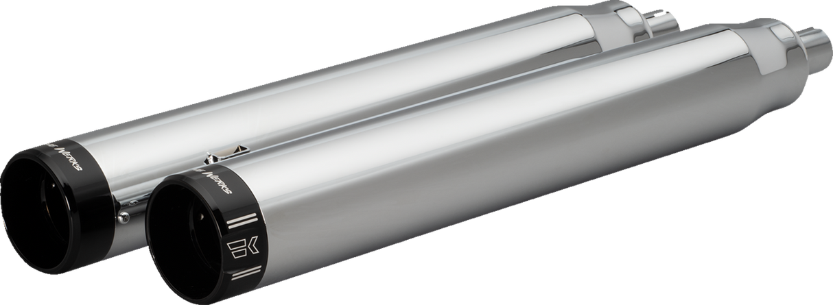 KHROME WERKS 4-1/2" War Hammer Mufflers - Chrome 202230