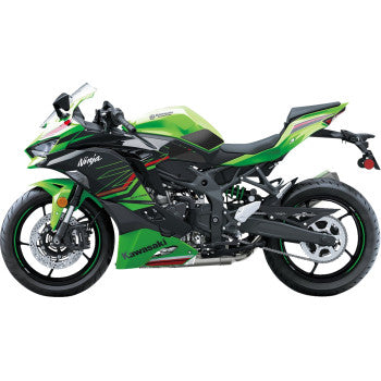 STOMPGRIP Traction Pad Tank Grips - Icon - Black - Ninja ZX-4RR 55-14-0204B