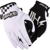 THRASHIN SUPPLY CO. Go Fast Stealth Gloves - White - Large SV1-10-10
