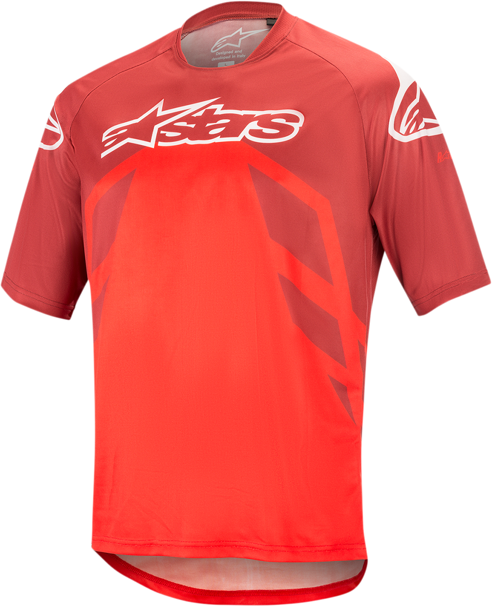 ALPINESTARS Racer V2 Jersey - Burgundy/Red/White - Small 1762919-3173-SM