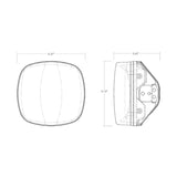 Rigid Industries Adapt XE Ready To Ride Mounting Bracket Kit (BRACKET ONLY) - Single 300422