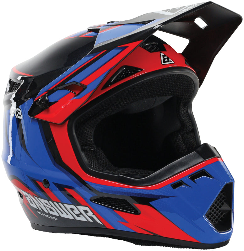 Answer AR3 Fari Helmet Red/White/Blue - Medium 442916