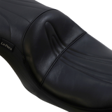 LE PERA Sorrento 2-Up Seat - Stitched - Black - FLHR '02-'07 LH-907RK