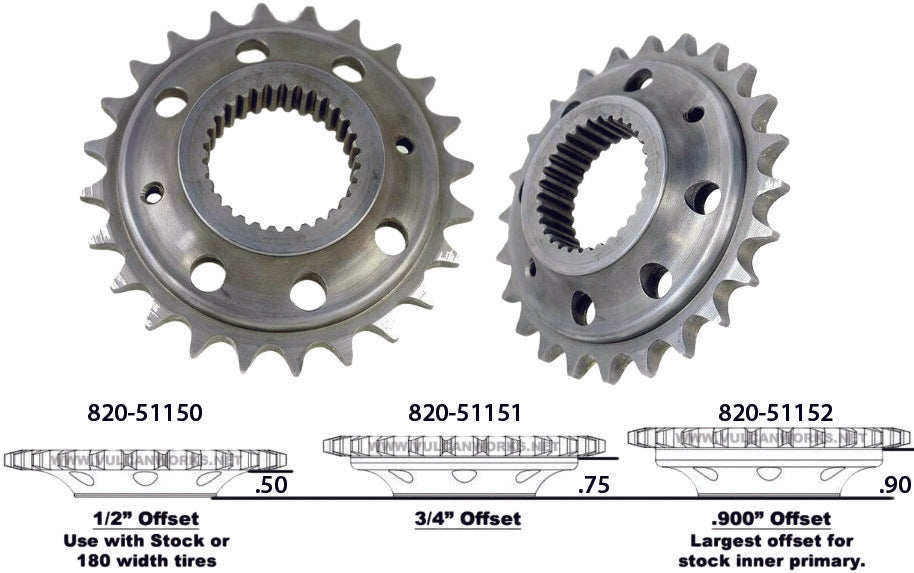 HARDDRIVE Chain Conv Sprkt 24t 1/2" Offset 6-Speed 191326