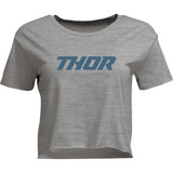 THOR Women's Corp Crop T-Shirt - Heather Gray - Medium 3031-4309