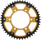 SUPERSPROX Stealth Rear Sprocket - 47 Tooth - Gold - Kawasaki/Yamaha/Suzuki RST-486-47-GLD