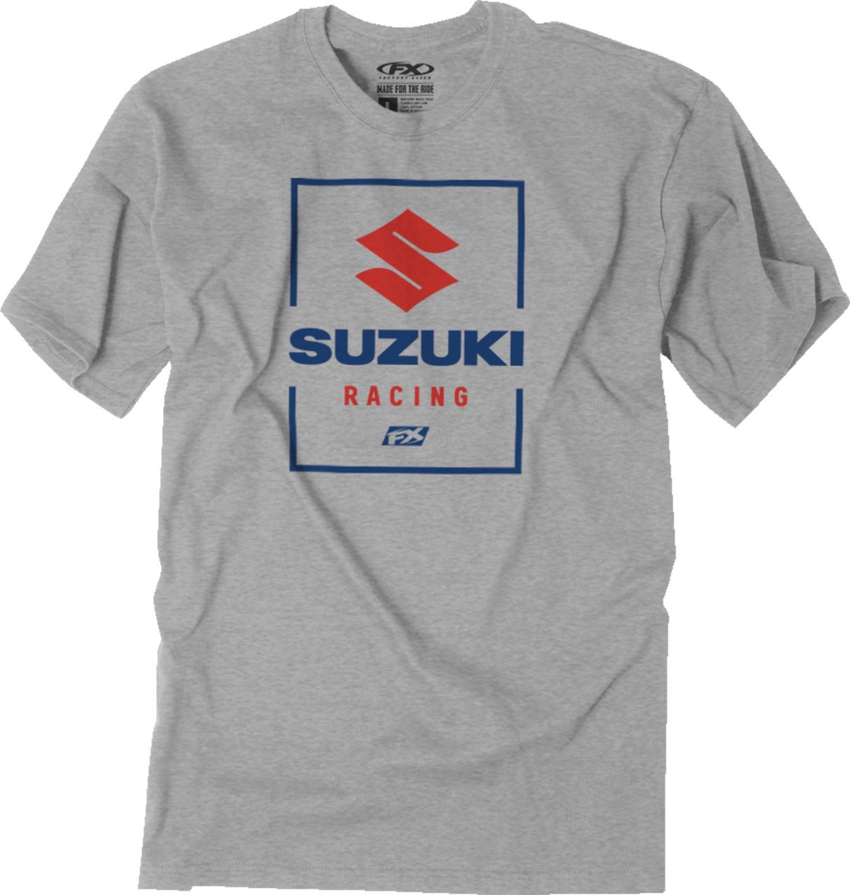 FACTORY EFFEX Suzuki Victory T-Shirt - Heather Gray - Large 26-87404