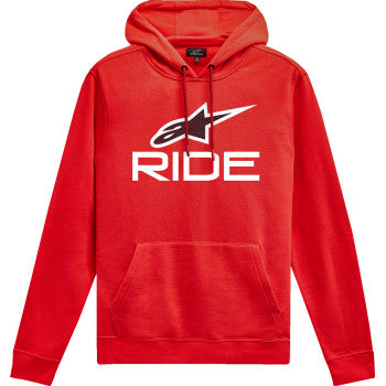 ALPINESTARS Ride 4.0 Hoodie - Rot/Weiß/Schwarz - 2XL 1214-51820-321-2XL