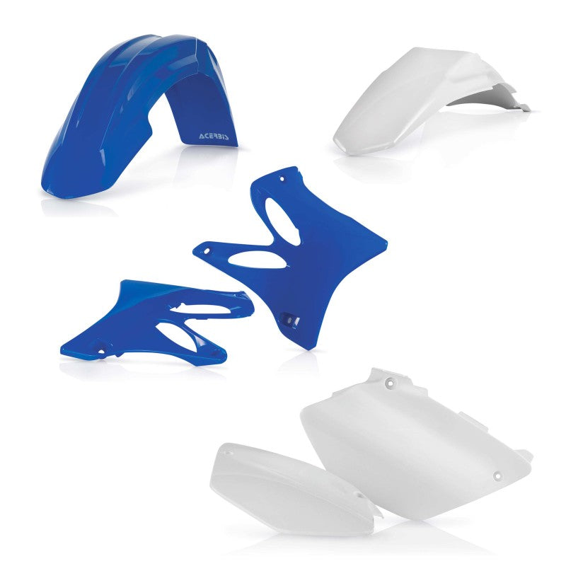 Acerbis 06-14 Yamaha YZ125/250 Plastic Kit - White/Blue Original 14