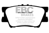 EBC 13+ Lexus ES300h 2.5 Hybrid Greenstuff Rear Brake Pads DP21793