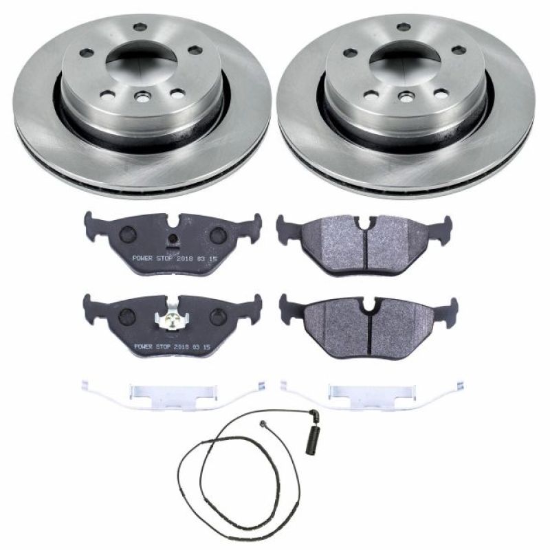 Power Stop 2000 BMW 323Ci Rear Track Day Brake Kit