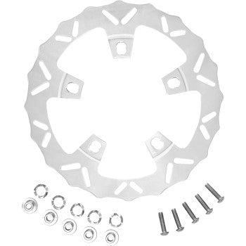 COASTAL MOTO Brake Rotor - 320MM - Front - Polished - '24 FLHX/FLTR CM-FR-320DRP