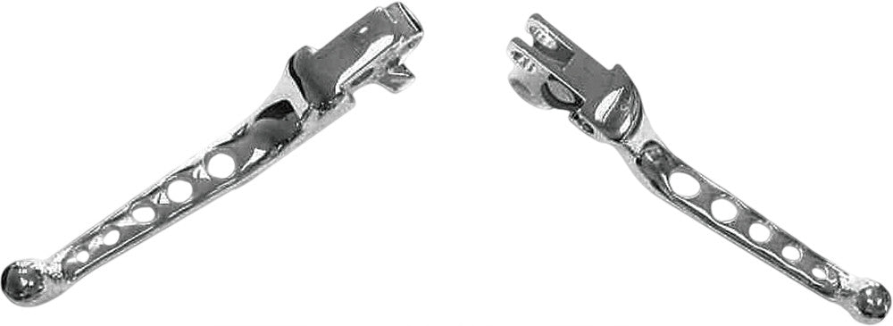 HARDDRIVE Custom Levers 5-Hole Chrome Big Twin 07-Up 53523