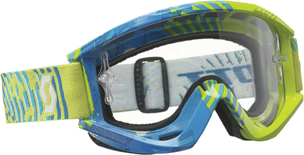 SCOTT Recoil Xi Pro Goggle Vinyl Lime Green/Blue W/Clear Lens 217789-4057041