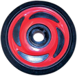 Parts Unlimited Idler Wheel With Insert/Bearing 6205-2rs - Indy Red - Group 8 - 5.35" Od X 0.75" Id R5350j-2 104c