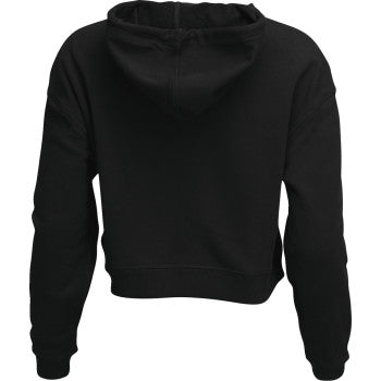 THOR Women's Noise Pullover Crop Hoodie - Black - Medium 3051-1246