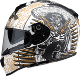 Z1R Warrant Helmet - Sombrero - White/Gold - Small 0101-14165