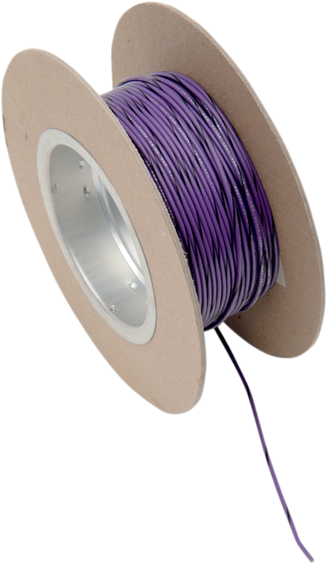 NAMZ 100' Wire Spool - 18 Gauge - Violet/Black NWR-70-100