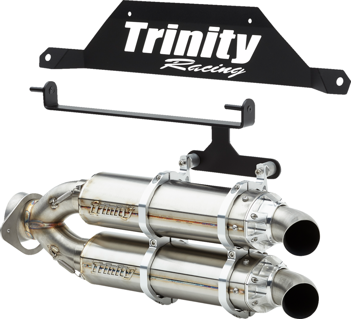 TR-4182S TRINITY RACING Slip-On Muffler - Stainless Steel RZR Pro R  2022-2025