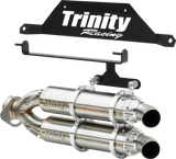 TR-4182S TRINITY RACING Slip-On Muffler - Stainless Steel RZR Pro R  2022-2025